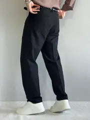 San Loreyn Old Money Ham Keten Premium Baggy Kalıp Pantolon