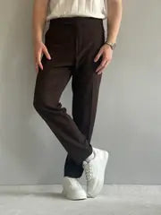 San Loreyn Old Money Gizli Düğmeli Beli Lastikli Regular Kalıp Pantolon