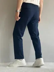 San Loreyn Old Money Gizli Düğmeli Beli Lastikli Regular Kalıp Pantolon