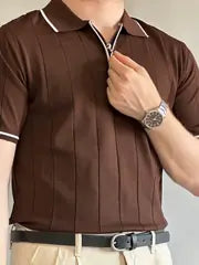 San Loreyn Old Money ZIP Yaka Preimum Triko T-Shirt